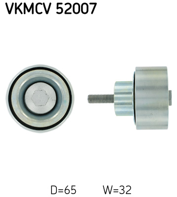 SKF Vezetőgörgő, hosszbordás szíj VKMCV52007_SKF